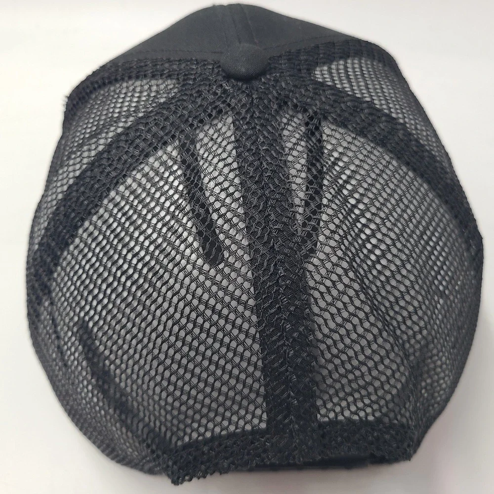 Fjallraven Hat Snapback L-XL Trucker Mesh Black Fox Logo Outdoor Equipment Men - Picture 8 of 11